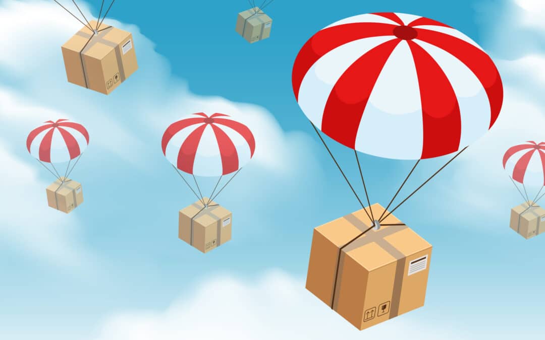 Parachute Parcel Delivery Composition
